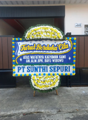 Papan Bunga Duka di Kalijaga